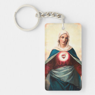 Porte-clés Le Cœur immaculé de Marie