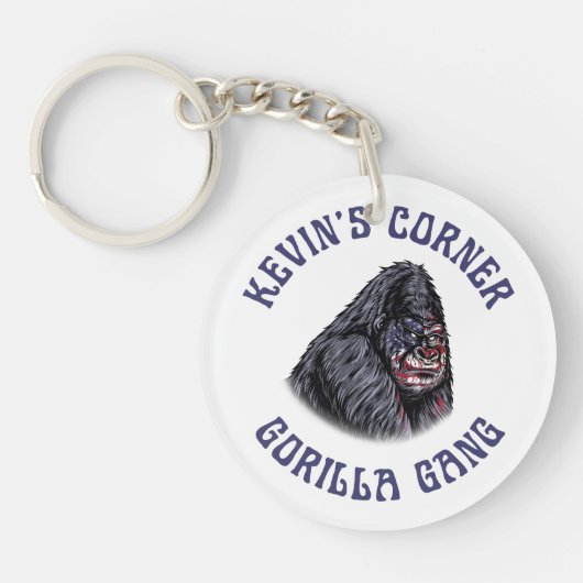 Porte-clés Le coin de Kevin GORILLA GANG (Devant)