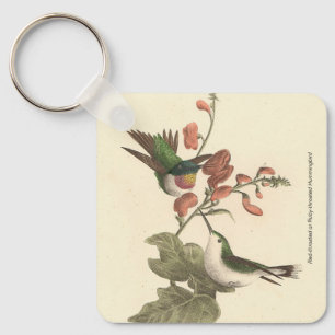Porte-clés Le colibri à gorge rouge ou à gorge rubis