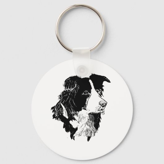 PORTE-CLÉS LE COLLIE FRONTALIER (Recto)