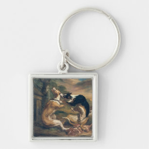 Porte-clés Le combat de chien, 1678