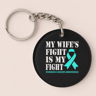 Porte-clés Le combat de ma femme est mon combat - Cancer de l