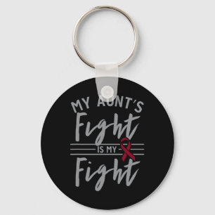 Porte-clés Le combat de ma tante est mon combat Anémie de la 