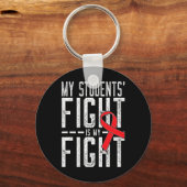 Porte-clés Le combat de mes étudiants est mon combat Sensibil (Recto)
