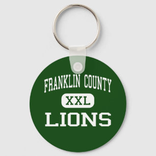 Porte-clés Le comté de Franklin - lions - haut - Carnesville