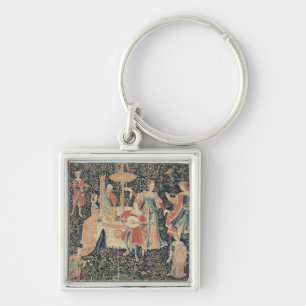 Porte-clés Le concert à la fontaine