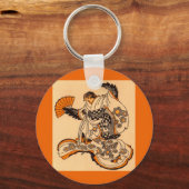 Porte-clés Le conte de fées japonais The Tongue Cut Sparrow (Recto)