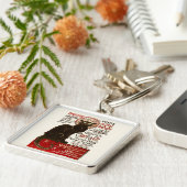 Porte-clés Le Conversation Noir, Vente Hôtel Drouot (Côté)