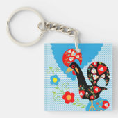 Porte-clés Le coq portugais de Barcelos (Devant)