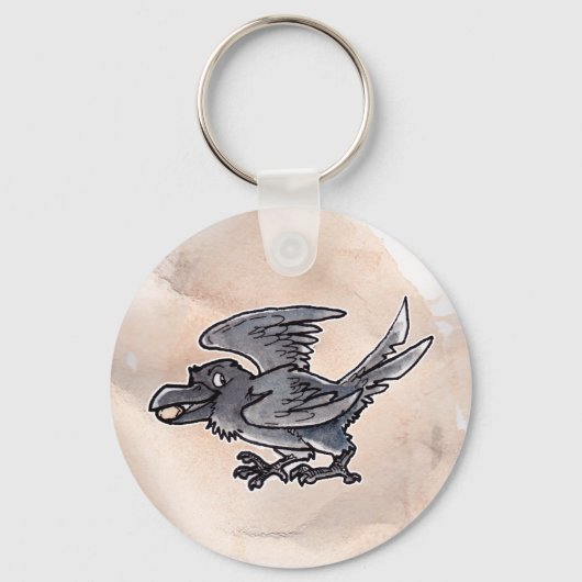Porte-clés Le Corbeau de l'or du fou (Recto)