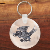 Porte-clés Le Corbeau de l'or du fou (Recto)