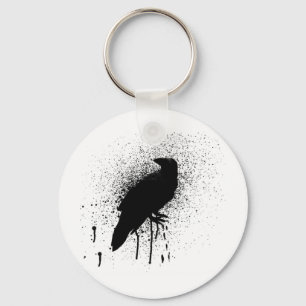 Porte-clés Le corbeau noir