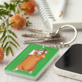 Porte-clés Le corgi Sploot (Devant droit)