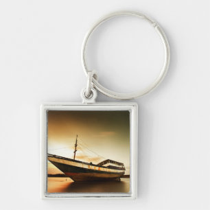 Porte-clés Le corps du vieux bateau Bali, Indonésie