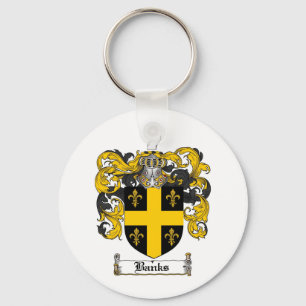 PORTE-CLÉS LE CREST DE FAMILLE DE BANQUES - MANTEAU DE