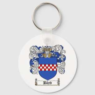 PORTE-CLÉS LE CREST DE FAMILLE DE BOYD - MANTEAU DE BOYD DES