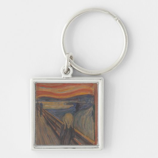 Porte-clés Le cri de la nature par Edvard Munch 1893 (Devant)