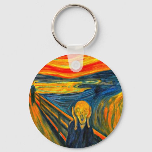 Porte-clés Le cri, Fine Art de Munch, (Recto)