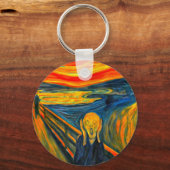 Porte-clés Le cri, Fine Art de Munch, (Recto)