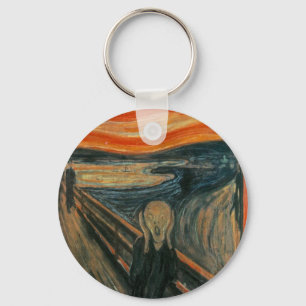 Porte-clés Le cri perçant - Edvard Munch. Illustration de