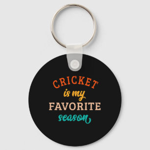 Porte-clés Le cricket est ma saison préférée Amateur de crick