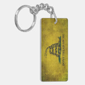 Porte-clés Le cru ne marchent pas sur moi le drapeau de (Devant gauche)