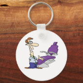 Porte-clés Le Dentiste et le fauteuil de chirurgie dentaire (Recto)