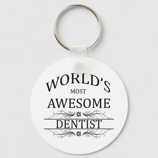 Porte-clés Le dentiste le plus génial du monde (Recto)