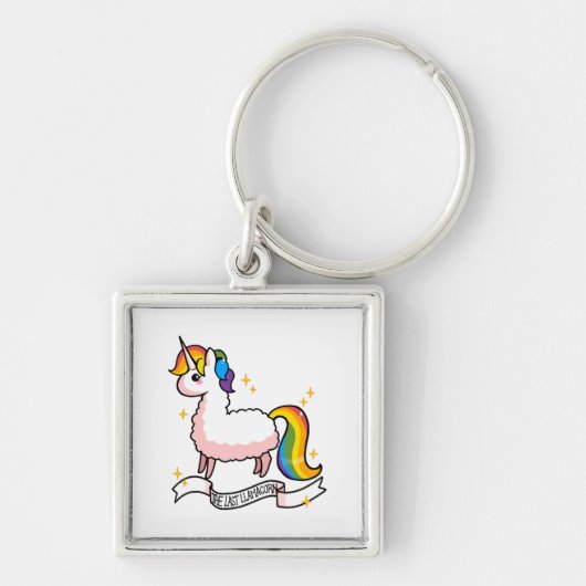 Porte-clés Le dernier Llamacorn (Devant)