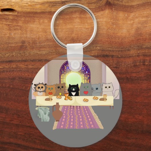 Porte-clés Le Dernier souper réimaginé (Recto)