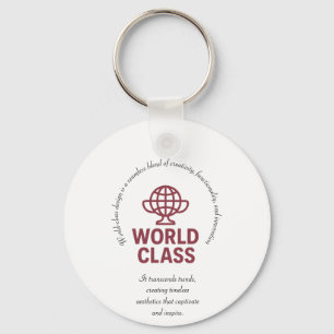Porte-clés Le design de classe mondiale est un mélange homogè