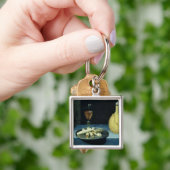 Porte-clés Le dessert des gaufrettes (main)