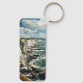 Porte-clés Le Dessin Des Falaises Blanches | Dover England (Verso)