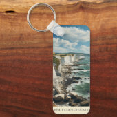 Porte-clés Le Dessin Des Falaises Blanches | Dover England (Recto)