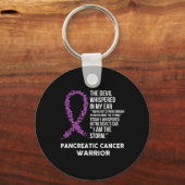 Porte-clés Le Devil- Pancréatique Cancer Sensibilisation Rib (Recto)