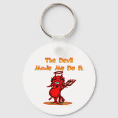 Porte-clés Le diable m'a fait le faire ! (Verso)
