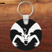 Porte-clés Le diable noir et blanc (Recto)