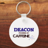 Porte-clés Le diacre alimenté par la caféine (Recto)