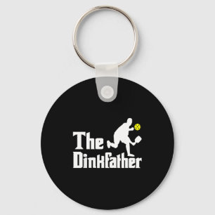 Porte-clés Le dinkfather - joueur de pickleball drôle paddleb