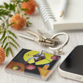 Porte-clés Le docteur de la peste - Peinture à l'huile (Devant Droit)