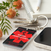 Porte-clés Le double a dégrossi porte - clé (Devant droit)