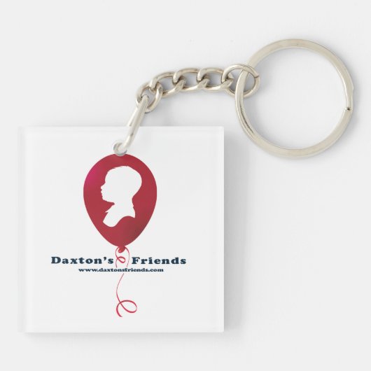 Porte-clés Le double des amis de Daxton officiel a dégrossi (Dos)