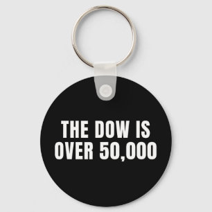 Porte-clés Le dow est supérieur à 50 000 tactique de distract