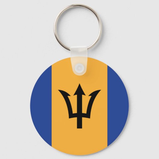 Porte-clés Le drapeau de la Barbade (Recto)