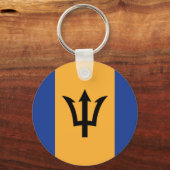 Porte-clés Le drapeau de la Barbade (Recto)