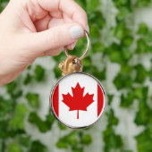 Porte-clés Le drapeau de la Feuille d'érable du Canada (Main)