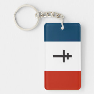 Porte-clés Le drapeau de la résistance française Symbole de l