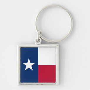 Porte-clés Le drapeau de l'État texan Lone Star du Texas