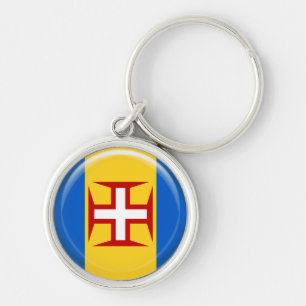 Porte-clés Le drapeau de l'île de Madère