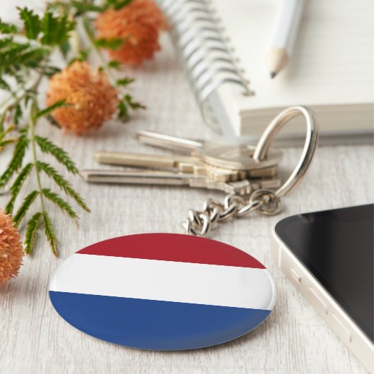 Porte-clés Le drapeau Pays-Bas (néerlandais) (Côté)